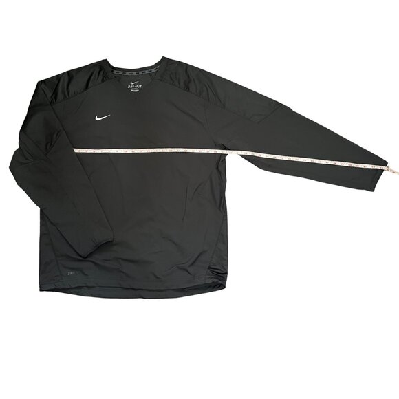 Nike Dri-fit Gray Coach Pullover Men's XL Warm-up Athletic Training Windbreaker - Picture 5 of 13